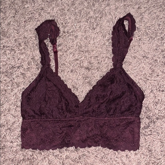 aerie Other - maroon aerie bralette